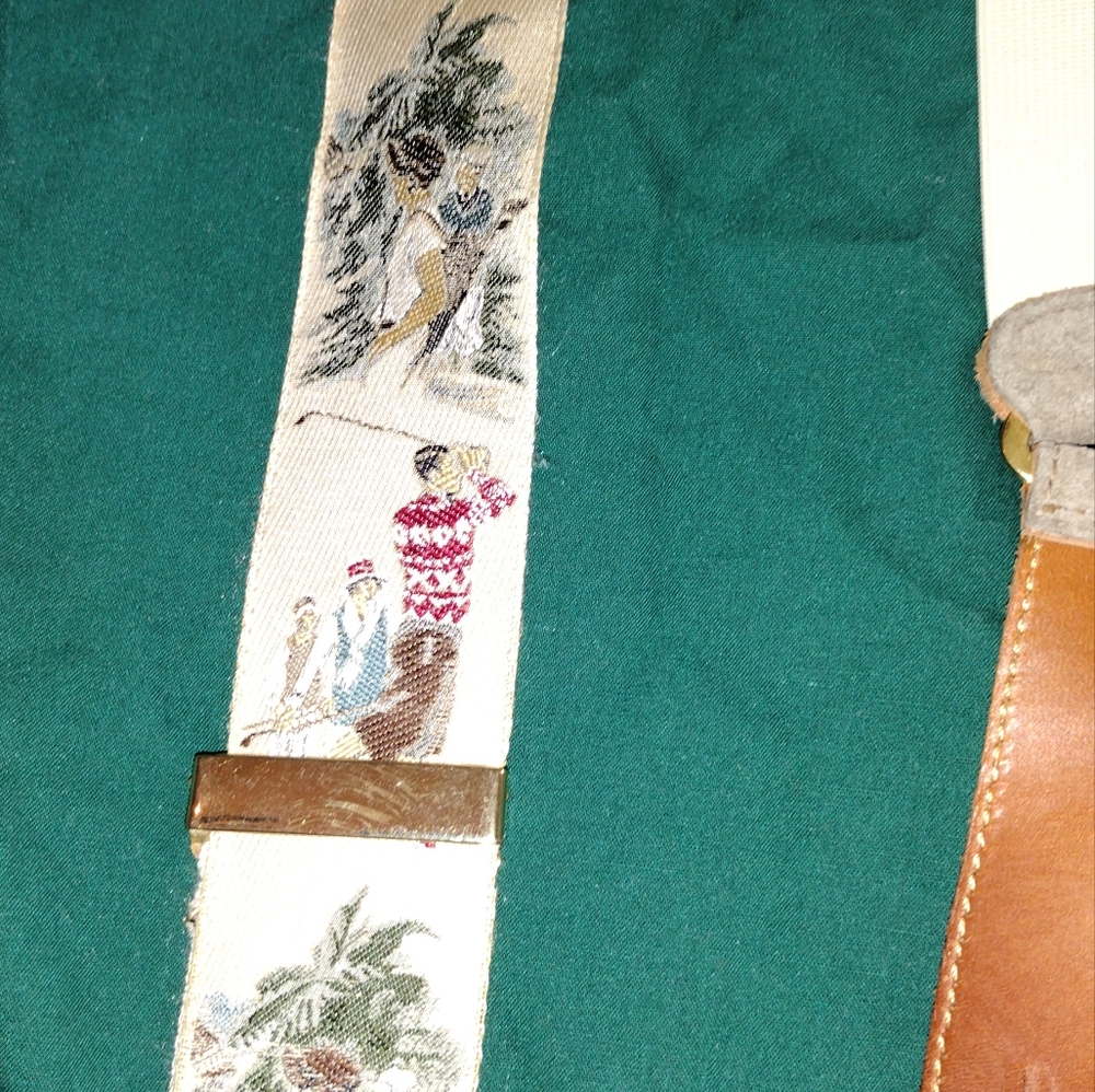 Trafalgar Cream and Multicolor Suspenders - Picture 8 of 9